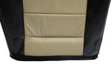 05 Ford Excursion EDDIE BAUER 4X4 Diesel Leather Driver Bottom Seat Cover 2-TONE - usautoupholstery