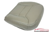 1999 2000 GMC Sierra 2500 Crew SLT SLE Driver Bottom Leather Seat Cover Gray - usautoupholstery