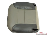 2000 Chevrolet Tahoe Z71 Driver Bottom Replacement Leather Seat Cover 2Tone GRAY - usautoupholstery