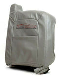 2005 Chevy Tahoe Z71 driver Leather Bottom heated power Seat Cover pewter Gray - usautoupholstery