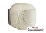 2003 Cadillac Escalade Driver Side Bottom Perforated Vinyl Seat Cover Shale - usautoupholstery