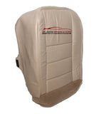 07 - Ford F250 F350 F-250 F-350 Lariat  Driver Bottom Leather Seat Cover - TAN . - usautoupholstery