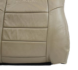 2005 Ford Excursion Driver Side LEAN BACK w/ Limited Logo LEATHER Seat Cover Tan - usautoupholstery