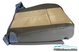 2008 Ford Expedition Eddie Bauer Driver Bottom Perf Vinyl Seat Cover 2 Tone Tan