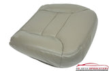 1995 GMC Suburban 1500 -Driver Side Bottom Replacement LEATHER Seat Cover GRAY - usautoupholstery