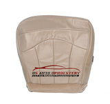 00 & 01 Ford F150 Lariat Driver Side Bottom Leather Seat Cover - Tan - usautoupholstery