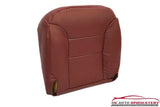1995 1996 1997 GMC Sierra 3500 Z71 SLT SLE Driver Bottom Leather Seat Cover RED - usautoupholstery