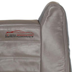 2003-2007 Hummer H2 SUV Sport Utility Driver LeanBack Leather Seat Cover Gray - usautoupholstery