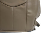 03-07 Chevy 3500 FLATBED Utility Bed WT Driver Bottom VINYL Seat Cover TAN - usautoupholstery
