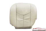 2007 Cadillac Escalade Driver Side Bottom Perforated Vinyl Seat Cover Shale - usautoupholstery