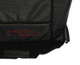 07 Ford Explorer Eddie Bauer Limited Leather Seat Cover Driver Bottom Black - usautoupholstery