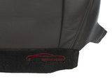 2007 2008 Cadillac Escalade Driver Bottom Perforated Leather Seat Cover Black - usautoupholstery