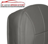 1999 2000 2001 2002 2003 Jeep Passenger Bottom Synthetic Leather Seat Cover Gray - usautoupholstery