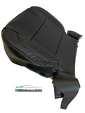 2015-2018 Chevy Tahoe Front Driver Bottom Perforated vinyl Seat Cover "Black"