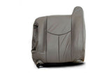 2006 Chevy Silverado 2500 3500 LT LS -Driver LEAN BACK Leather Seat Cover Gray - usautoupholstery