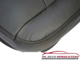03-06 Chevy Suburban 2500 Quadrasteer Driver Side Bottom Leather Seat Cover DARK - usautoupholstery