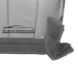 2014 Ford Expedition Driver Side Bottom Perforated Leather Seat Cover Gray - usautoupholstery