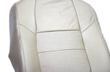 2002 Ford F250 F350 Lariat -Driver PERFORATED Leather Lean Back Seat Cover TAN- - usautoupholstery