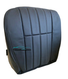 06-07 Ford F250 Harley-Davidson Driver Bottom Perforated Leather Seat Cover BLK