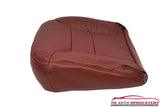 1995 1996 1997 GMC Sierra 3500 Z71 SLT SLE Driver Bottom Leather Seat Cover RED - usautoupholstery
