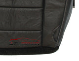 08 09 10 Ford F250 F350 Lariat 4X4 Quad Driver Bottom LEATHER Seat Cover Black - usautoupholstery
