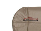 2001 01 Ford F150 Lariat DRIVER Side Bottom Replacement Leather Seat Cover - TAN - usautoupholstery