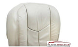 03 04 Cadillac Escalade Driver Side Bottom Perforated Leather Seat Cover Shale - usautoupholstery