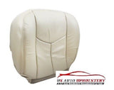 2003-2007 Escalade Driver Bottom Perforated Synthetic Leather Seat Cover Shale - usautoupholstery