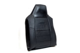 2003 2004 F250 4X4 Lariat 5.4L V8 GAS -Driver Lean Back Leather Seat Cover BLACK - usautoupholstery