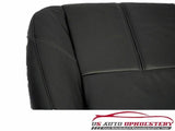 2007 GMC Sierra 1500 SLT Crew Extended Cab z71 Driver Leather Seat Cover Black - usautoupholstery