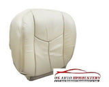 2007 Cadillac Escalade Driver Side Bottom Perforated Vinyl Seat Cover Shale - usautoupholstery
