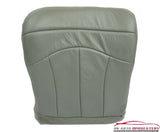 2000 Ford F-150 Lariat Super-Cab QUAD F150 Driver Bottom Leather Seat Cover GRAY - usautoupholstery