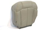 2001 & 2002 GMC Sierra 3500 4X4 SLT Driver Bottom Leather Seat Cover - Gray - usautoupholstery