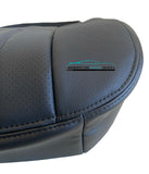 2006 2007 Ford F250 Harley-Davidson Driver Bottom Perf Leather Seat Cover BLACK