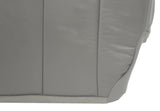 03-07 Chevy Silverado LT - Driver Side Bottom LEATHER Seat Cover - Gray - usautoupholstery