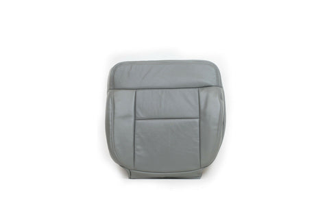 2004 To 2008 Ford F150 (Super Crew) Lariat Driver Bottom Leather Seat Cover Gray - usautoupholstery