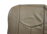 03-07 Chevy 3500 FLATBED Utility Bed WT Driver Bottom VINYL Seat Cover TAN - usautoupholstery