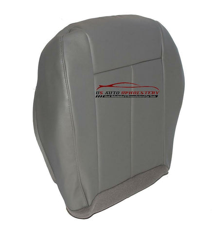 2006 Chrysler 300 200 Driver Side Bottom Synthetic Leather Seat Cover Slate Gray - usautoupholstery