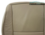 99-03 Mustang GT -Driver Bottom PERFORATED Replacement Leather Seat Cover Tan - usautoupholstery