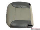 2000 Chevy Tahoe (Limited) Driver Side Bottom Leather Seat Cover In 2-Tone Gray - usautoupholstery