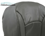 00-02 Ford Van E450 Shuttle Bus Driver Bottom Perforated Vinyl Seat Cover GRAY - usautoupholstery