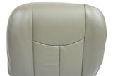 2004 Chevy Silverado 3500 LT 03-07 Driver Side Bottom LEATHER Seat Cover Gray - usautoupholstery