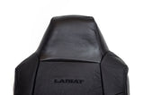 2006 Ford F250 & F350 Lariat Driver Side Lean Back Leather Seat Cover In Black - usautoupholstery