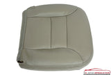 1999 2000 2001 GMC Sierra 2500 Crew SLT Driver Bottom Leather Seat Cover Gray - usautoupholstery