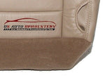 2002 - Ford F250 F350 F-250 Lariat - Driver Bottom Leather Seat Cover - TAN . - usautoupholstery