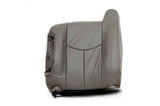 03 2004 Chevy Suburban LT Z71 LS -Driver Side Lean Back Leather Seat Cover Gray - usautoupholstery