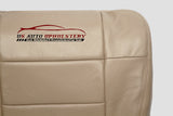 2003 03 Ford F150 Lariat Driver Bottom Leather Seat Cover Medium Parchment TAN - usautoupholstery