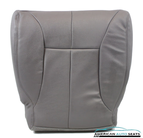 1998-2002 Dodge Ram 2500 Driver - Side Bottom Synthetic Leather Seat Cover GRAY - usautoupholstery