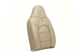1999 Ford F350 Lariat -Driver Side Lean Back Replacement Leather Seat Cover TAN - usautoupholstery