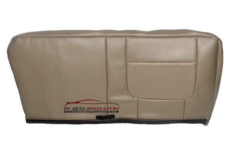 2001 2002 Ford F250 Lariat second row 60 bottom Perforated Leather Cover Tan - usautoupholstery